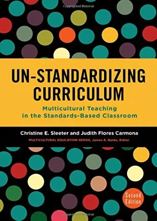 Un Standardizing Curriculum Multicultural Teaching in the Standards Based