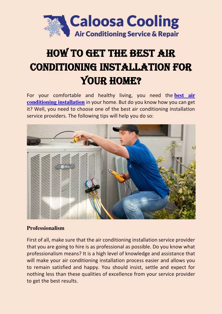 how to get the best air how to get the best