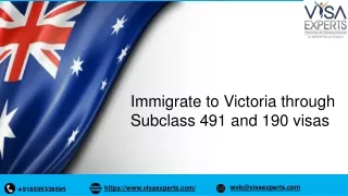 immigrate to victoria through subclass