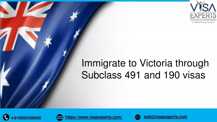 immigrate to victoria through subclass
