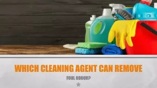 Which Cleaning Agent Can Remove Foul Odour