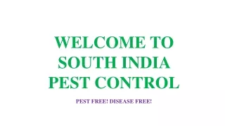 welcome to south india pest control pest free disease free