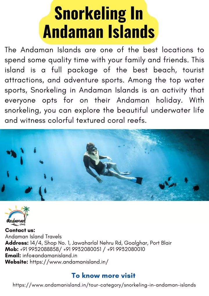 snorkeling in andaman islands the andaman islands