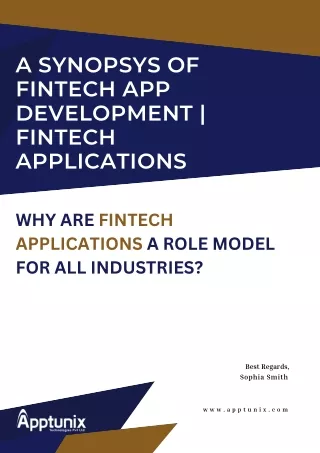 Why is creating Fintech applications a great concept in every industry?