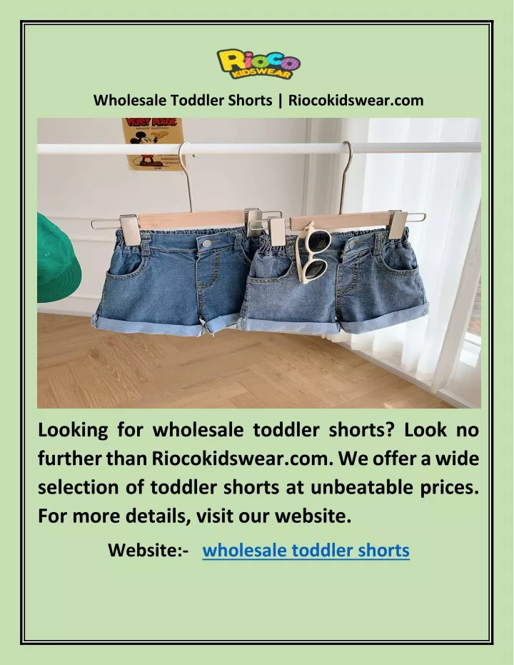wholesale toddler shorts riocokidswear com