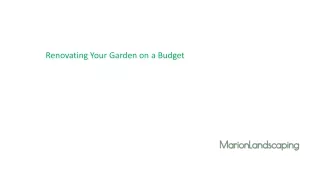 Get the Best landscape construction in Marin County through Marionlandscaping