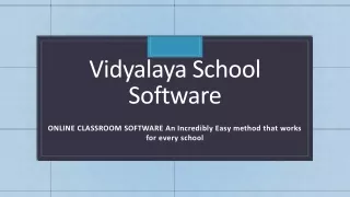 vidyalaya school software