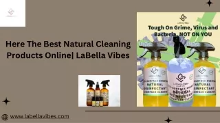 Maintain a Healthy environment by choosing natural cleaning products online