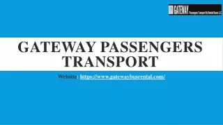 Gateway Passengers Transport- 15 Seater Hiace for Rent in Dubai