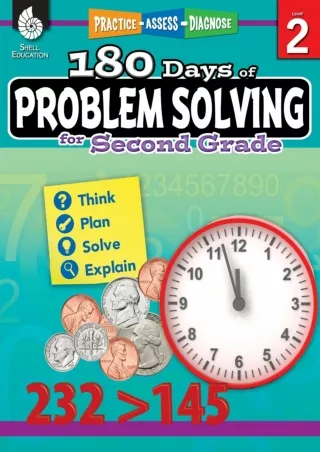 180 Days of Problem Solving for Second Grade – Build Math Fluency with this