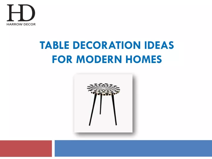 table decoration ideas for modern homes