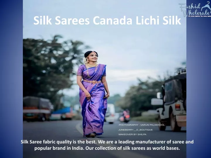 silk sarees canada lichi silk