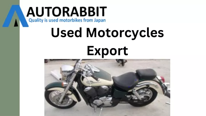 used motorcycles export