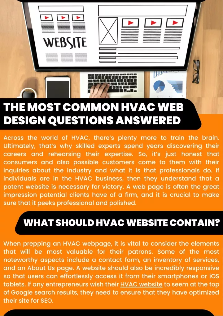 the most common hvac web design questions answered