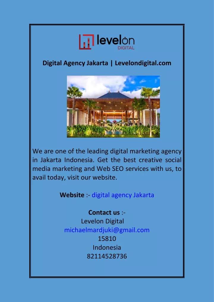 digital agency jakarta levelondigital com