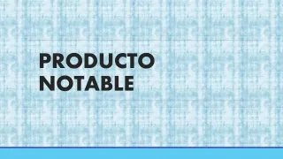 producto notable