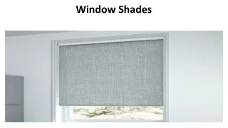 window shades
