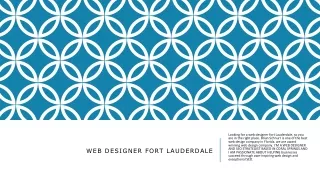 Web Designer Fort Lauderdale