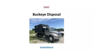 buckeye disposal buckeyedisposal