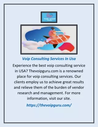 voip consulting services in usa