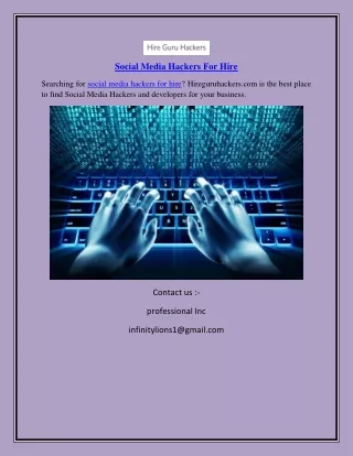 social media hackers for hire