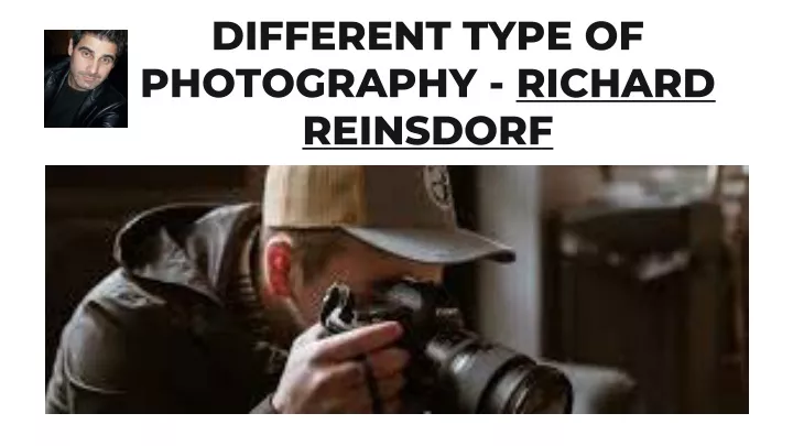 different type of photography richard reinsdorf