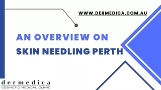 An Overview On Skin Needling Perth