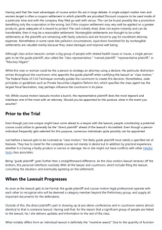 Why You Should Spend More Time Thinking About Class Action And Litigation Resour