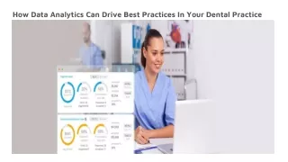 how data analytics can drive best practices in your dental practice