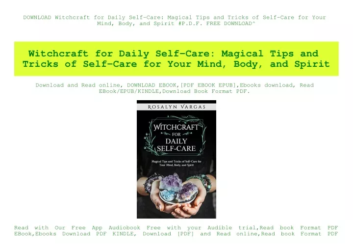 download witchcraft for daily self care magical