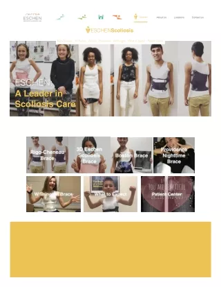 Scoliosis Brace | 3D Scoliosis Bracing - Eschen P&O Labs