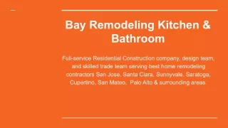 bay remodeling kitchen bathroom