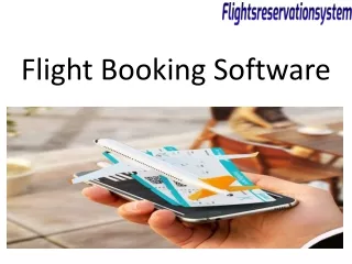 Flight Booking Software