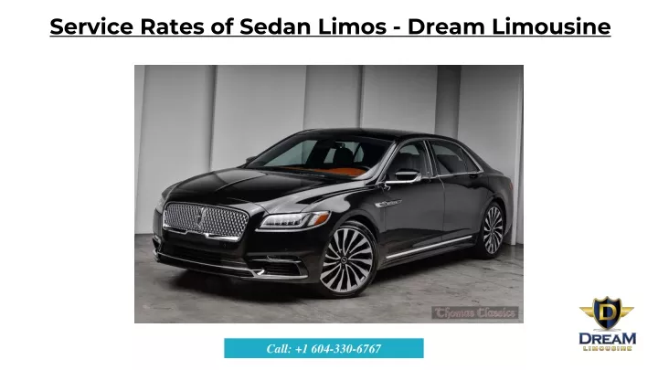 service rates of sedan limos dream limousine