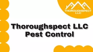 Rodent Exclusion Services - Thoroughspect LLC