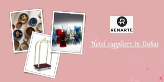 Hotel suppliers in Dubai