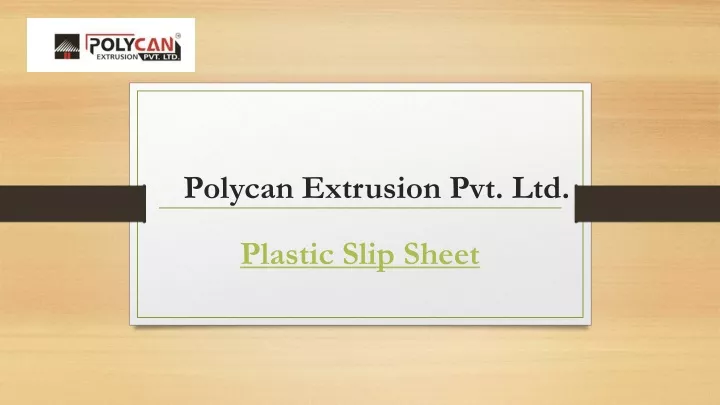 polycan extrusion pvt ltd