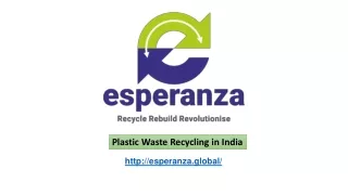 Plastic Waste Recycling in India
