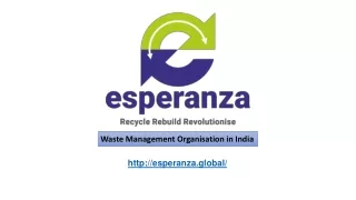 Waste Management Organisation in India