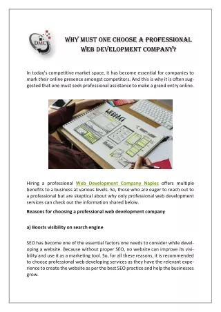 Choose The Best Professional Web Development Company In Naples