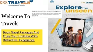 Domestic Travel Agency In Delhi