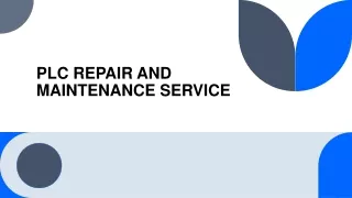 plc repair and maintenance service