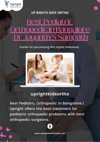 Best Pediatric Orthopedic in Bangalore  Dr Jayanth S Sampath (1)