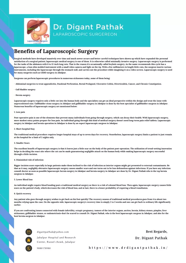 dr digant pathak laparoscopic surgereon