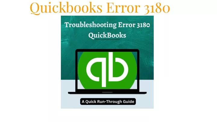quickbooks error 3180