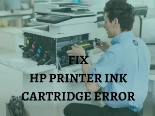 Why is my HP Printer Won’t Recognize Ink Cartridge Error? Fix It