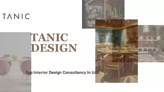 Top Interior Design Consultancy In UAE