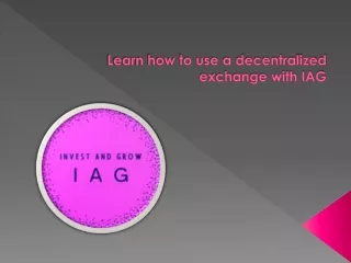 How to use a decentralized crypto exchange