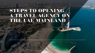 2. Steps to start a travel agency on the UAE Mainland