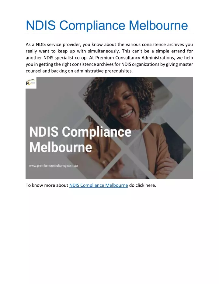 ndis compliance melbourne